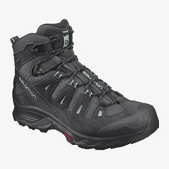 Salomon QUEST PRIME GTX W - Cierne Turistické Topánky Damske, SALO161